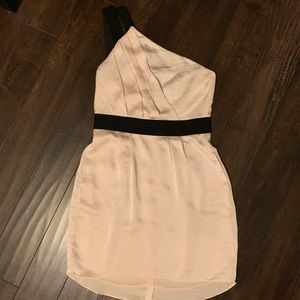 BCBG Generation Shoulder Halter Pink Dress Size 8
